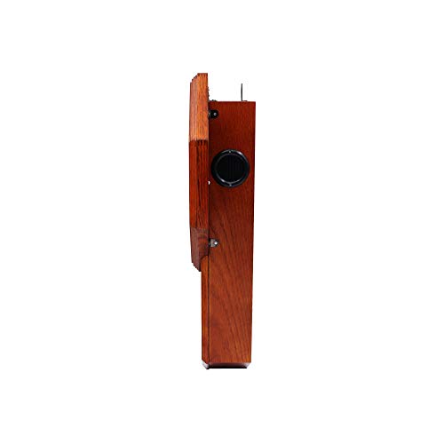Seiko Light Oak Schoolhouse Wall Clock with Chime & Pendulum L822