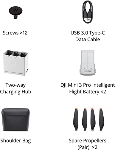 DJI Mini 3 / 3 Pro Fly More Kit with Batteries, Charging Hub, Bag & Propellers Q778940