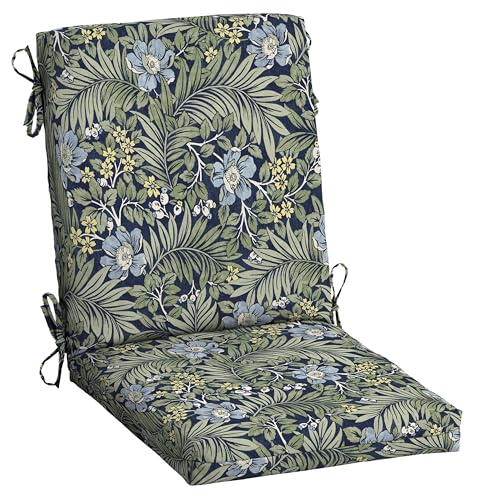 ARDEN Outdoor Dining Chair Cushion 20 x 20 in Weather-Proof Fade Resistant Sapphire Blue J523