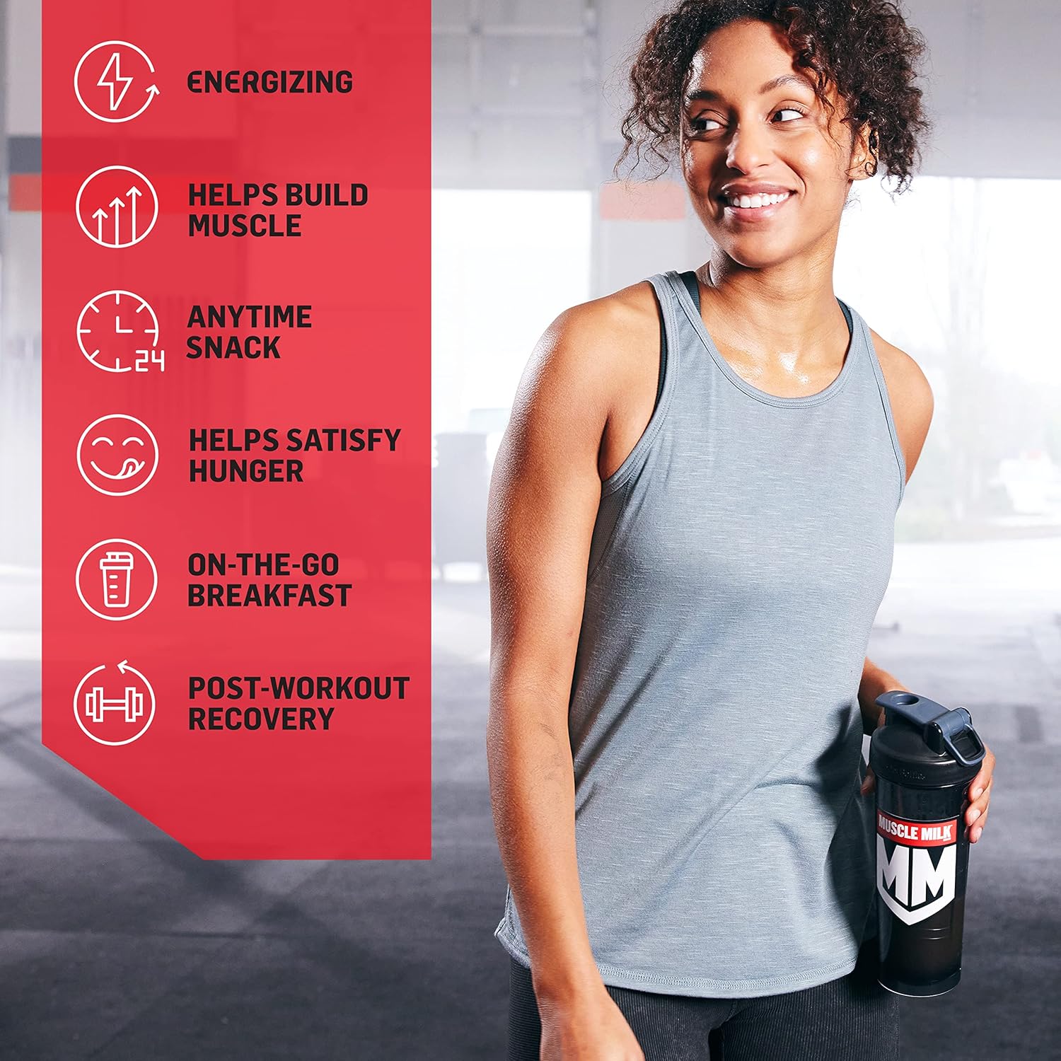 Muscle Milk Genuine Protein Powder, Banana Crème, 1.93 lbs, 12 Servings P146293