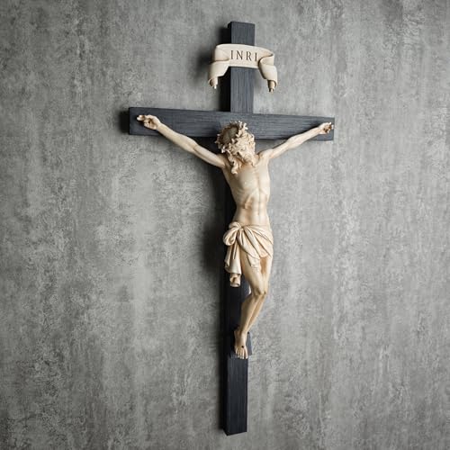 BC Catholic Crucifix Wall Cross 24" H Jesus Christ Indoor Home Decor Q2061