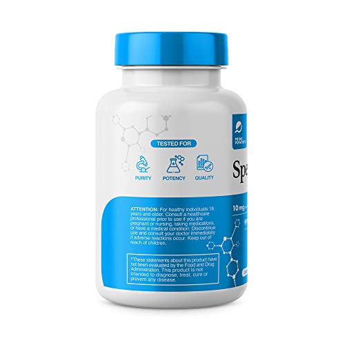 Spermidine Capsules Gluten Free 99% Concentration for Anti-Aging DNA Telomere Support I3386