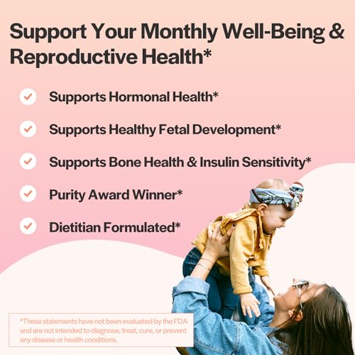 Myo-Inositol & D-Chiro Inositol Capsules with Folate and Vitamin D for Women Z343602