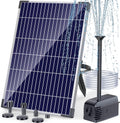 Antfraer Solar Water Pump Outdoor, 12 Watt Solar Fountain Pump Kit, 160GPH+ Submersible Solar Water Fountain Flow Adjustable with PVC Tubing for Pond Garden Waterfall Bird Bath Hydroponics