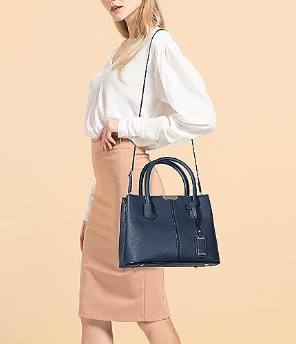 Covelin Women's Top-handle Crossbody Handbag Leather Tote O217717