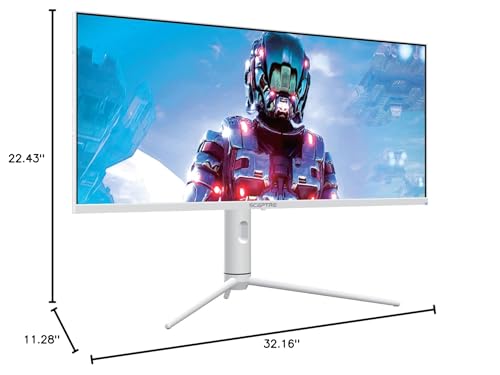 Sceptre IPS 34" White UltraWide Monitor 3440 x 1440p HDR400 144Hz V426