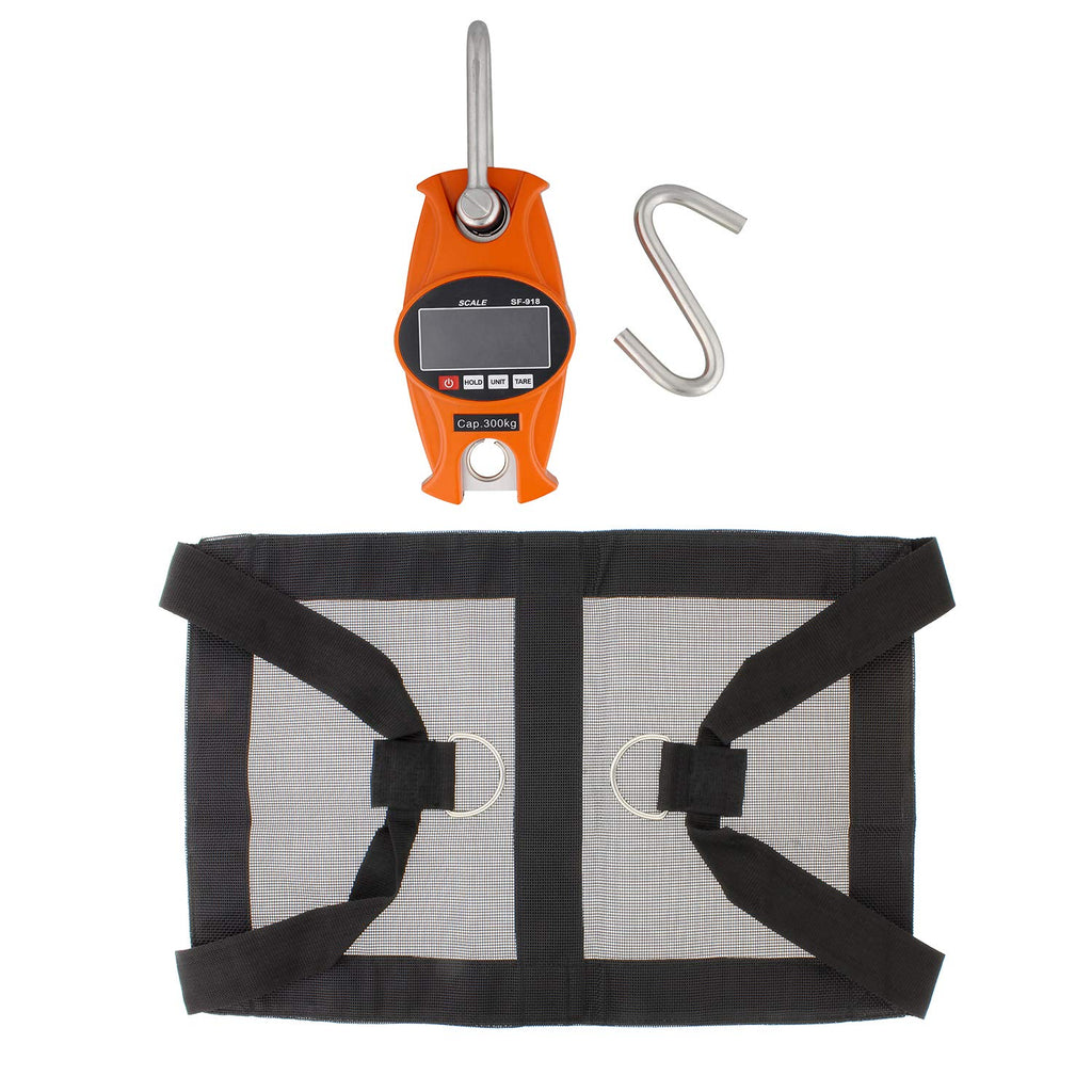 Digital Hanging Scale 660 lb with Calf Sling X504