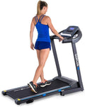 Goplus 2.25HP Folding Treadmill with Incline, Electric Treadmill, Walking Running Jogging Fitness Machine with Blue Backlit LCD Display for Home & Gym Cardio Fitness