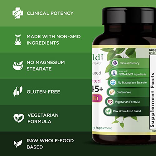 EMERALD LABS Women's 45+ 1-Daily Multivitamin, Gluten-Free, 30 Vegetable Capsules A854079