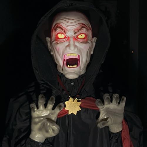 Haunted Hill Farm 5.9 ft Animatronic Lurching Woman by Tekky S393