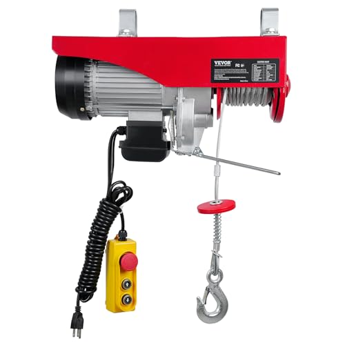 VEVOR 14ft 1320lbs Electric Hoist, 110V, 40ft Lifting Height T549