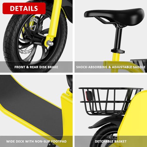 Foldable Electric Scooter for Adults with Seat, 450W, 36V A69297