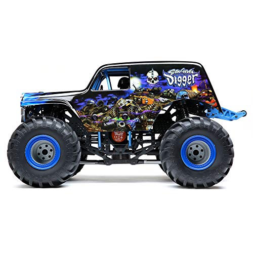 Losi RC Truck LMT 4WD Solid Axle Monster Truck RTR Grave Digger LOS04021T1 R3915