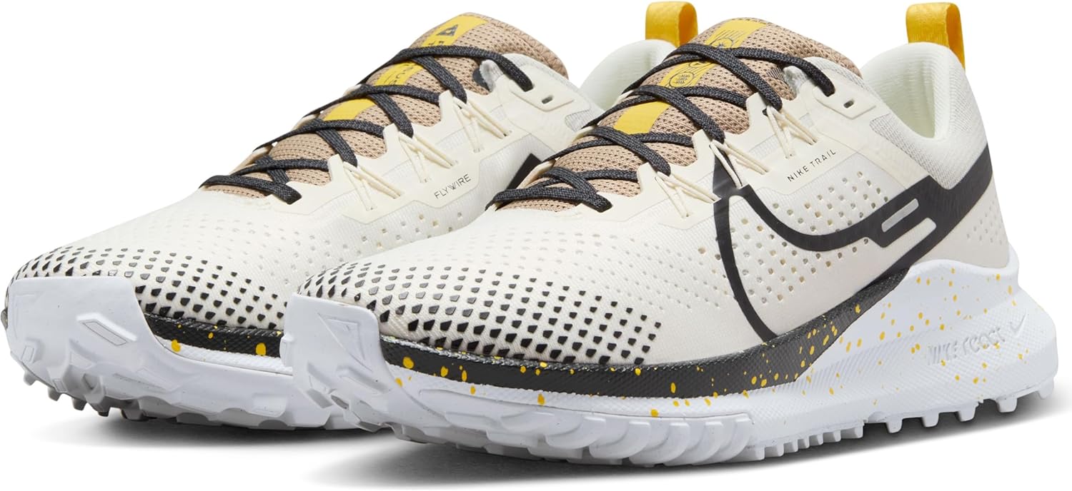 Nike Pegasus Trail 4 Men's Trail Running Shoes, Pale Ivory/Black, Size 8 K832005