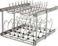 Rev-A-Shelf Two-Tier Steel Wire Pullout Cookware Cabinet Organizer w/Soft-Close