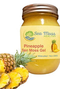 Irish Sea Moss Gel Wild Harvested Organic Non-GMO All Natural No Preservatives 102 Vitamins and Minerals Healthy Digestion Immune Defense Support Vegan Supplements Dr Sebi (Mango)