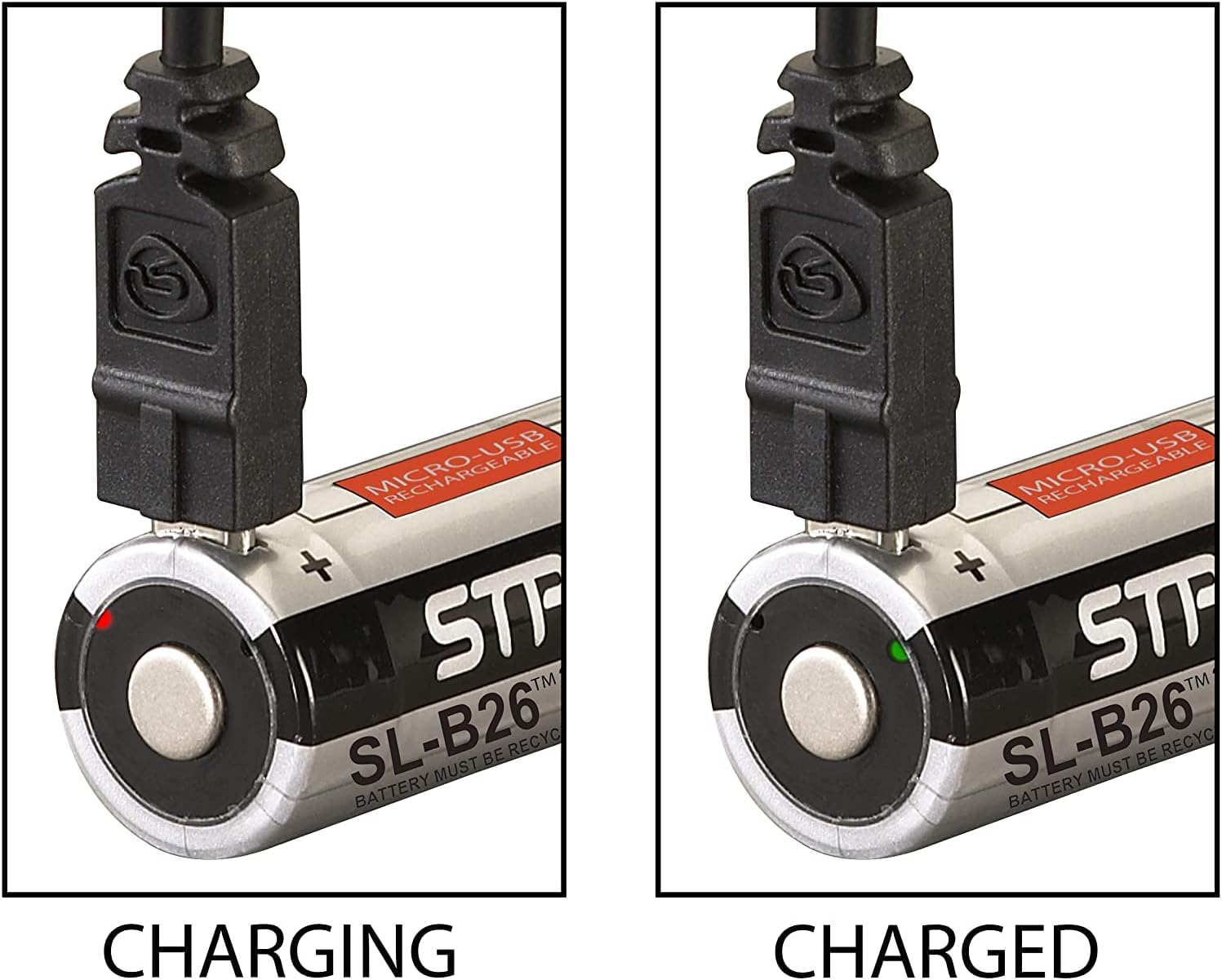 Streamlight SL-B26 USB Rechargeable Lithium Ion Battery 2-Pack E371