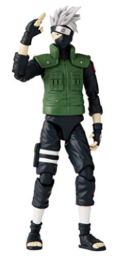 BANDAI Anime Heroes Naruto Action Figure Hatake Kakashi 17cm with Accessories S650136