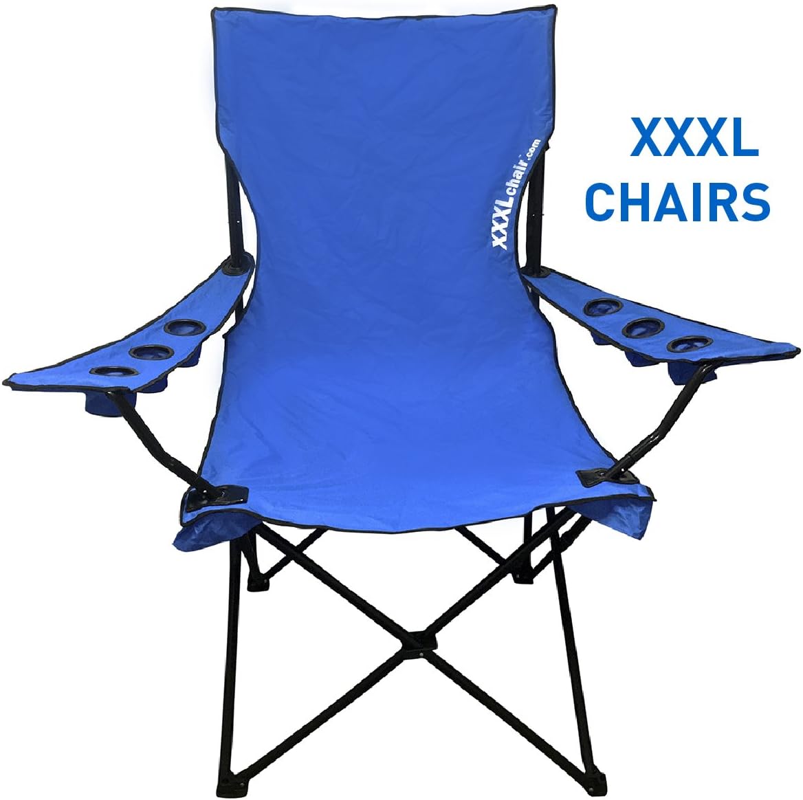 Giant Oversized Folding Camping Beach Chair with 6 Cup Holders W12109