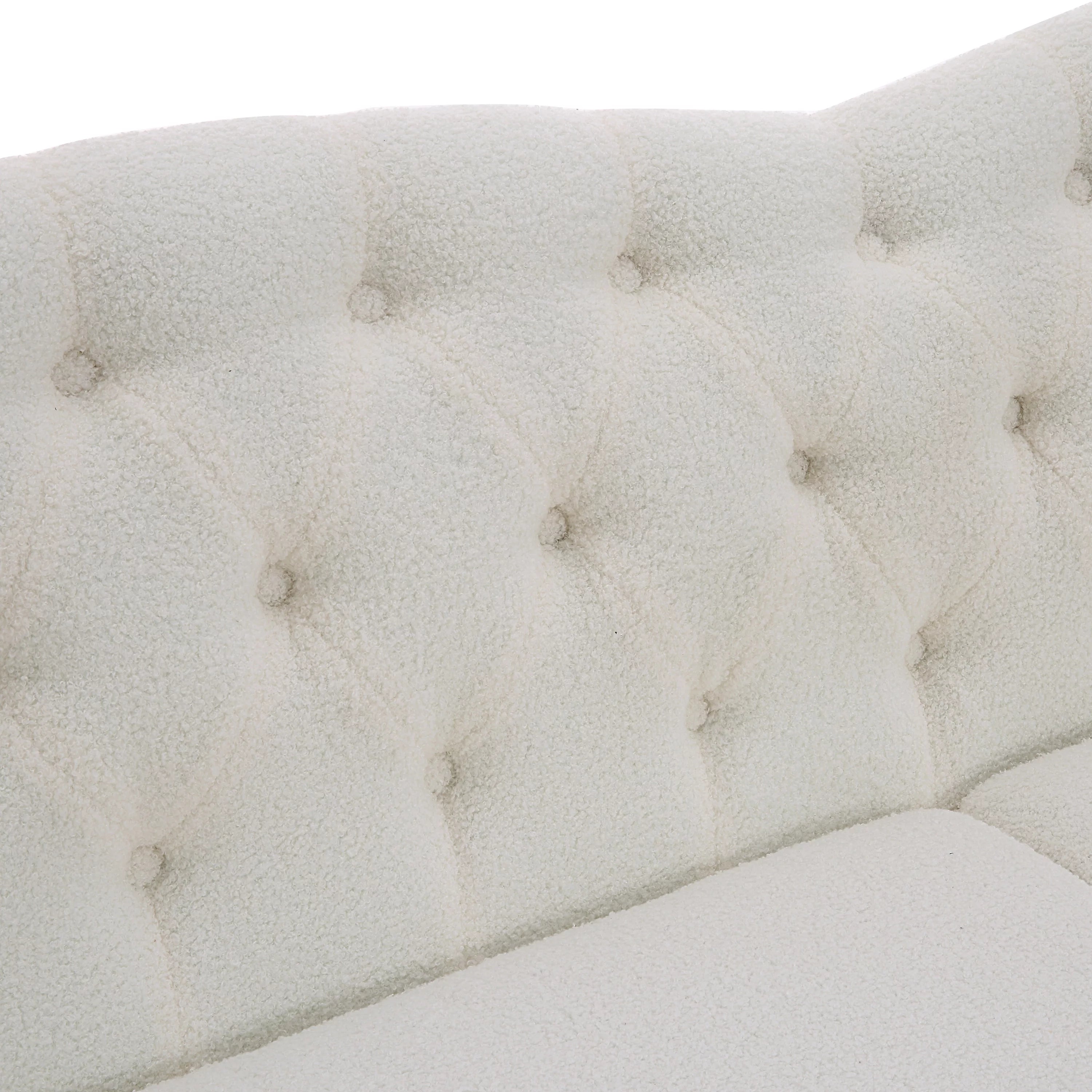 Chesterfield Teddy Velvet Button Tufted Sofa with Nailhead Arms and Wood Legs E61027