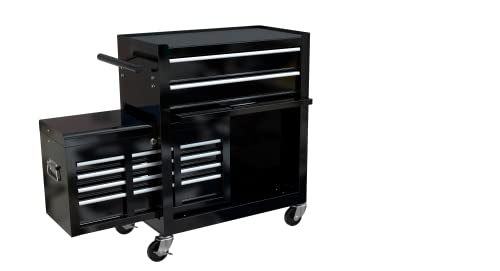 5-Drawer Rolling Tool Cart with Wheels, Black V51953