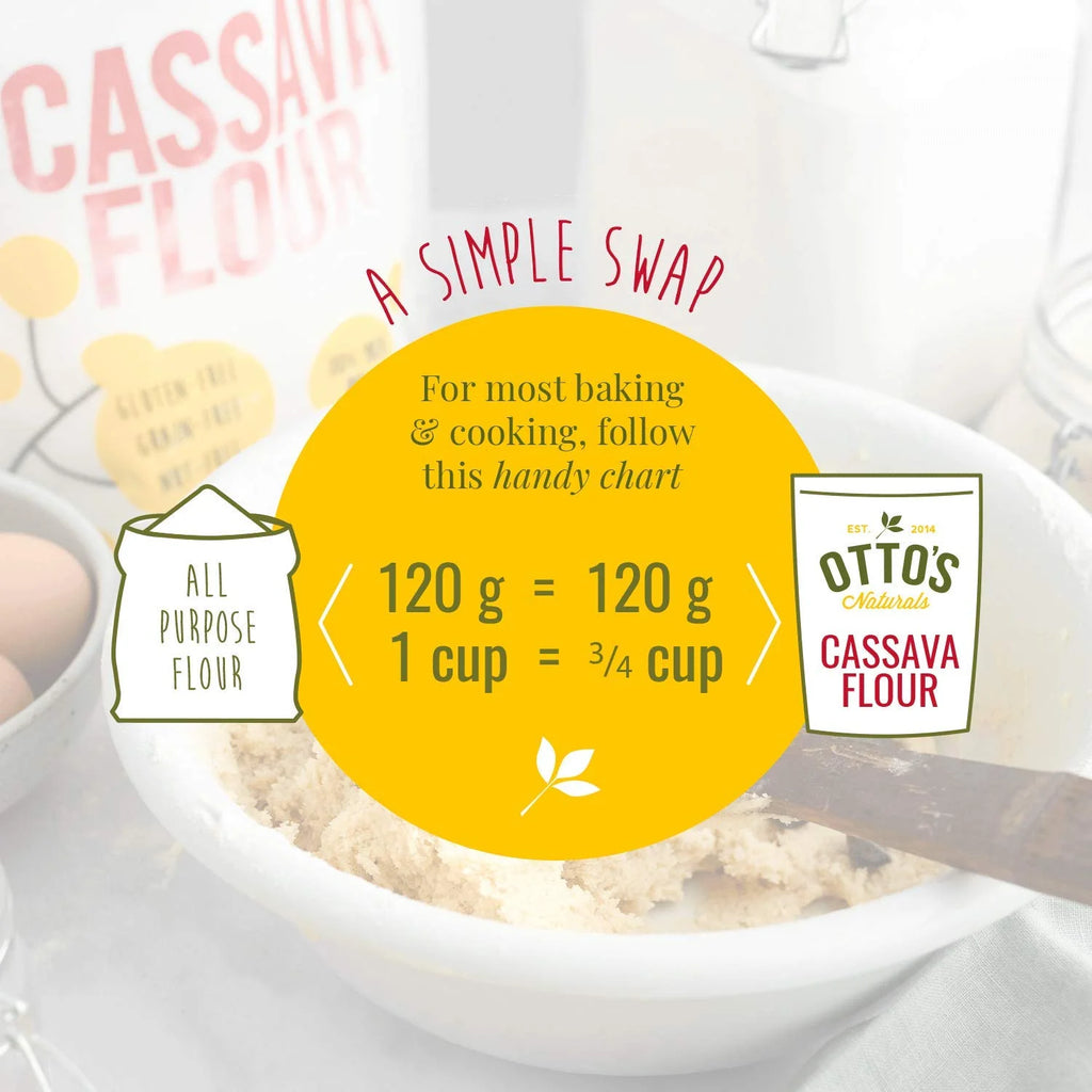 Otto's Naturals 2lb Cassava Flour, Grain-Free Baking Substitute R1071