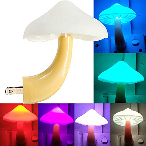 AUSAYE 4 Pack Plug in Mushroom LED Night Light for Bedroom R30736