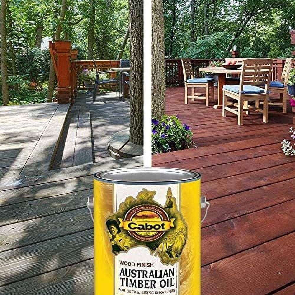 Cabot Australian Timber Oil Stain, 1 Gallon, Honey Teak A14723