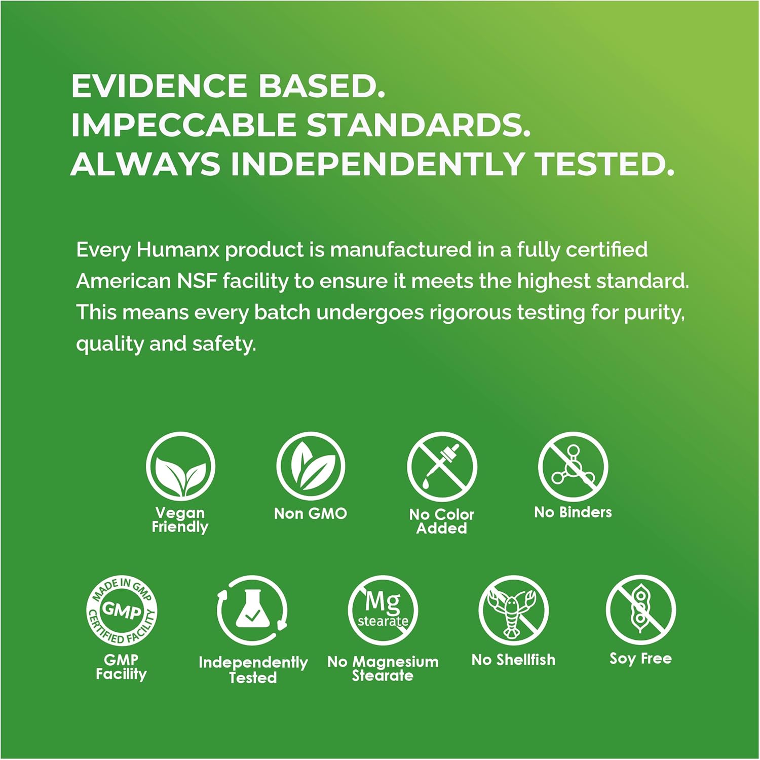 HUMANX Spermidine+ Capsules - Wheat Germ Extract & Zinc, Non-GMO E20879