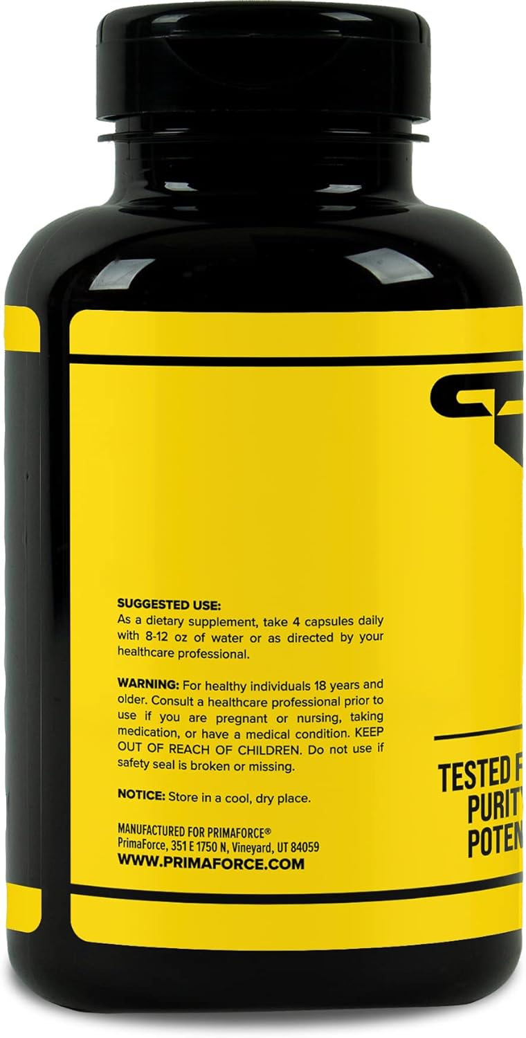 Primaforce Creatine Monohydrate Capsules, 240 Count, 3000mg per Serving Z8767