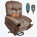 Power Lift Recliner Chair for Elderly,Upgraded Lift Chair,Recliners on Clearance with Massage,Designed for Adults with 2 Cup Holders Side Pockets and a Cool Mat,Ideal for Living Spaces-Grey