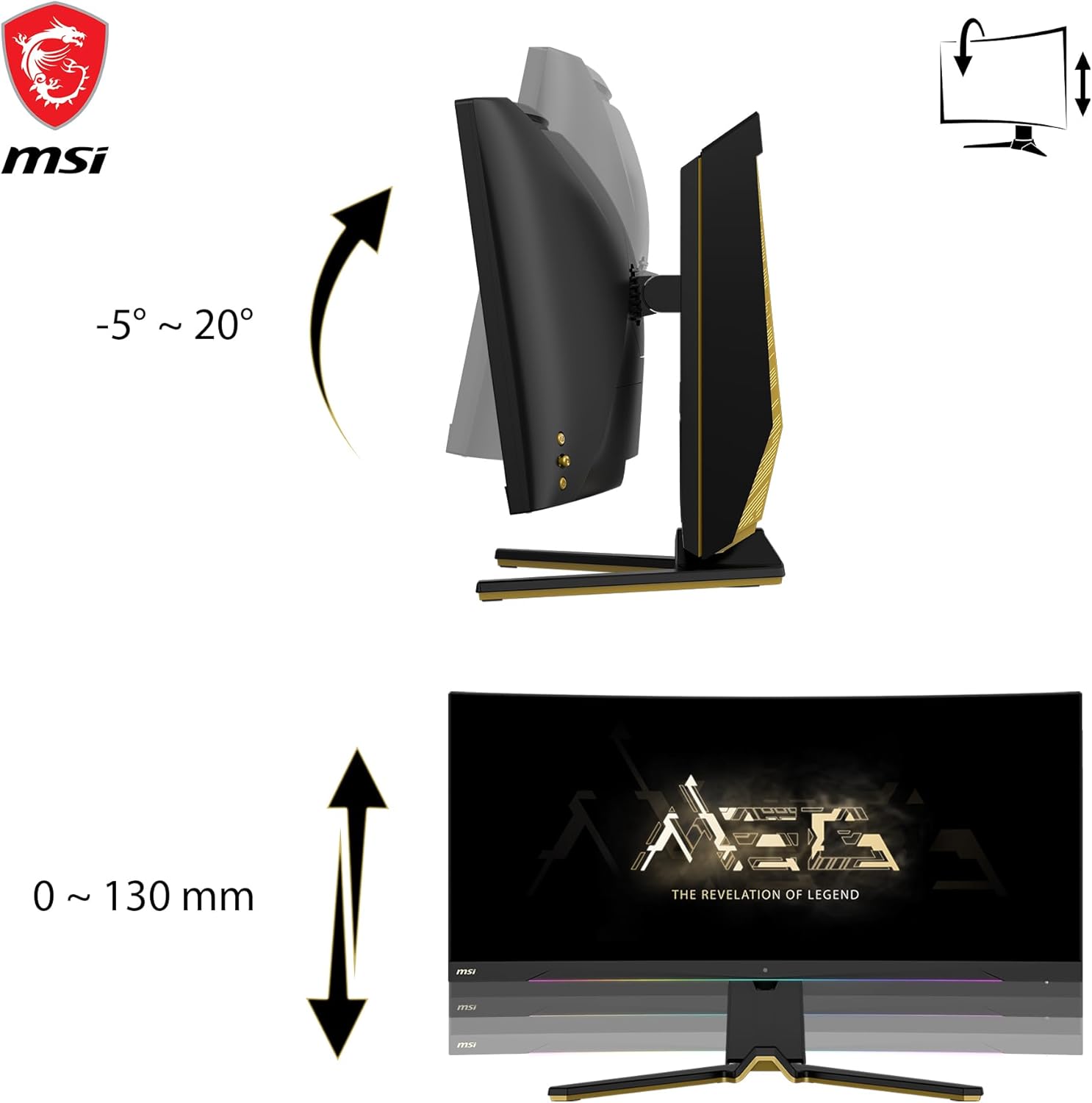 MSI MEG 342C QD OLED 34" Curved Gaming Monitor, UWQHD, 175Hz E274446