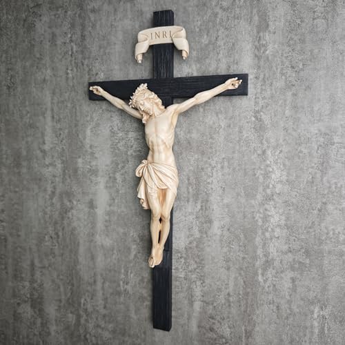 BC Catholic Crucifix Wall Cross 24" H Jesus Christ Indoor Home Decor Q2061