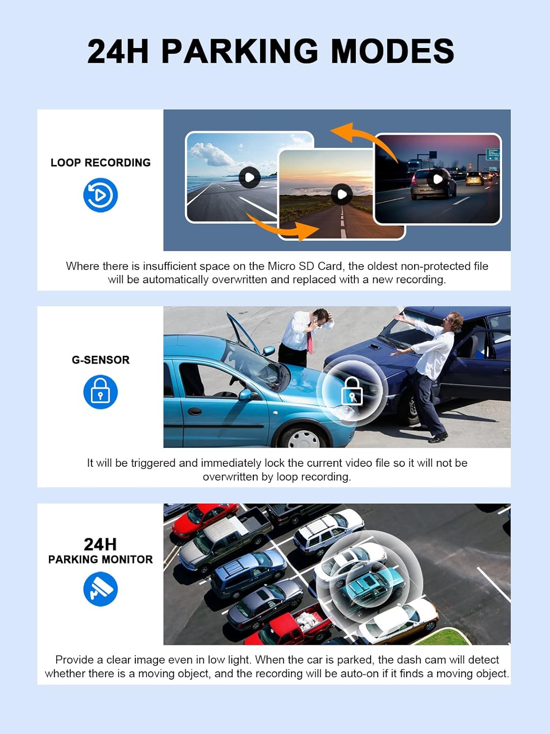 4 Channel Dash Cam Front Rear Inside FHD 1080P for Cars, Built-in WiFi T111