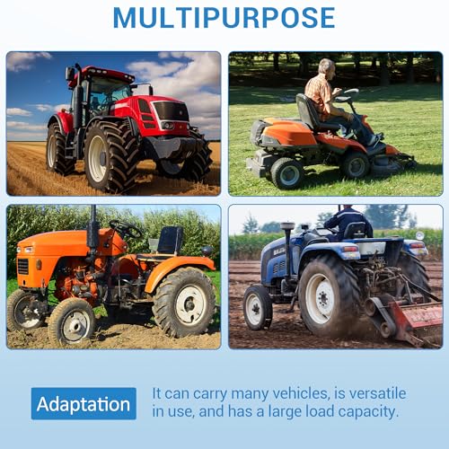 Garden Dump Cart 1500 Lbs Capacity Heavy Duty Steel ATV Trailer Pull Behind Yard Wagon Z821304