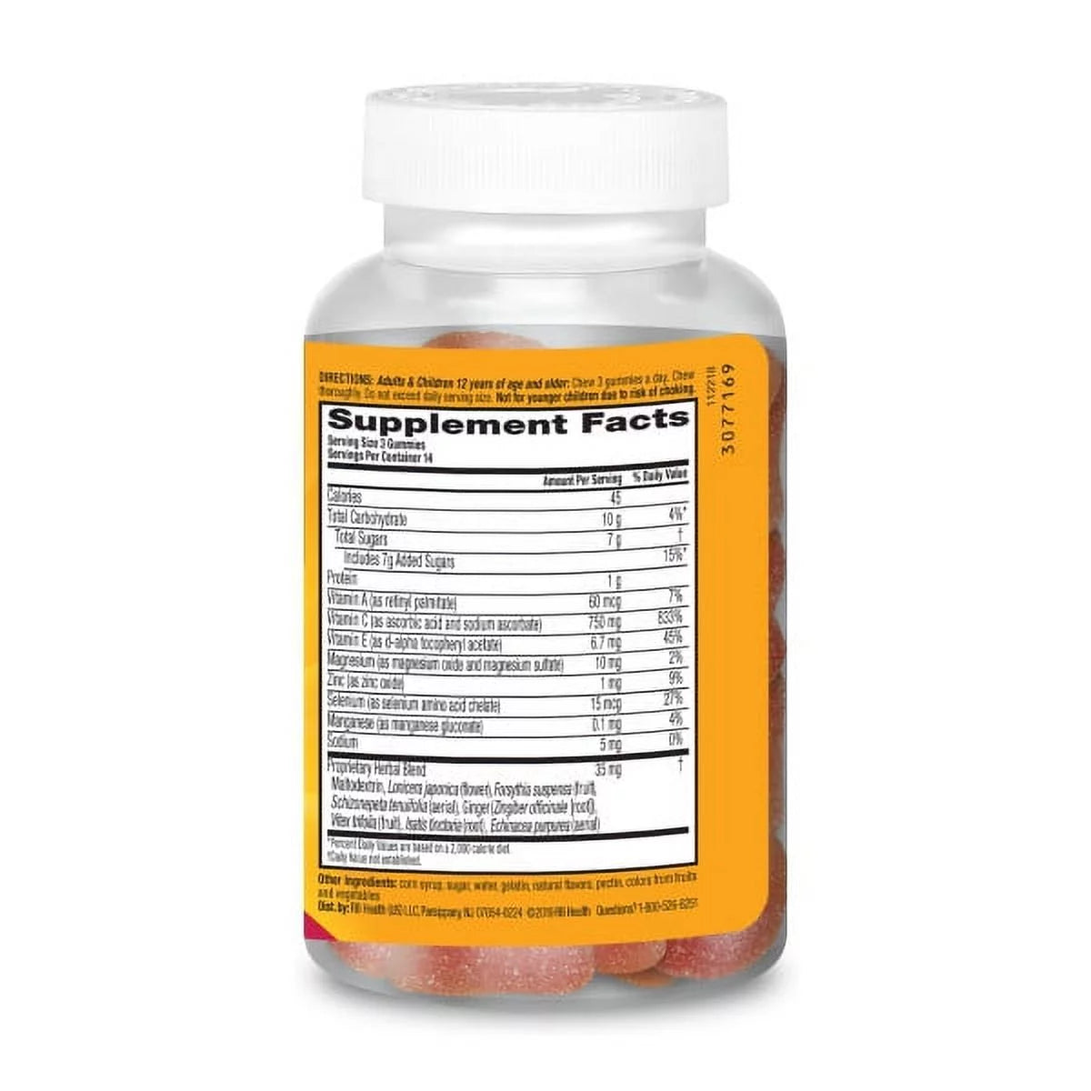 Airborne Mixed Berry Gummies - 1000mg Vitamin C, 42 Count G2283