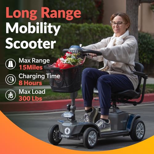 Cruiser Powered Mobility Scooter with Adjustable Seat for Adults Seniors Y703818
