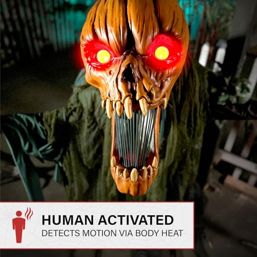 Haunted Hill Farm 5.9 ft Animatronic Lurching Woman by Tekky S393