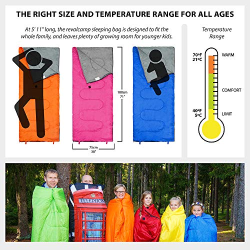 Ultralight Sleeping Bag for Kids, Teens & Adults, Indoor Outdoor Camping K85388
