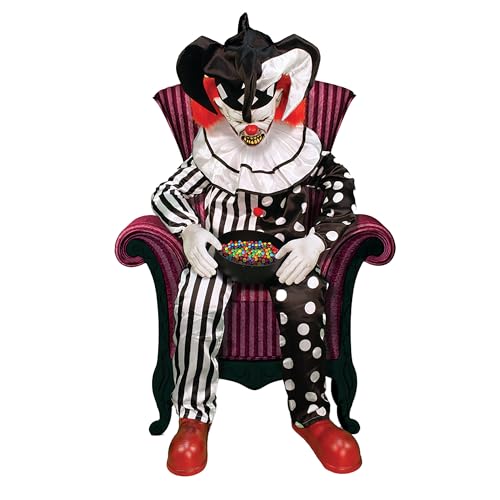Haunted Hill Farm Soul Sucker Demon Reaper with Child by Tekky, Motion-Activated Halloween Animatronic Q202293