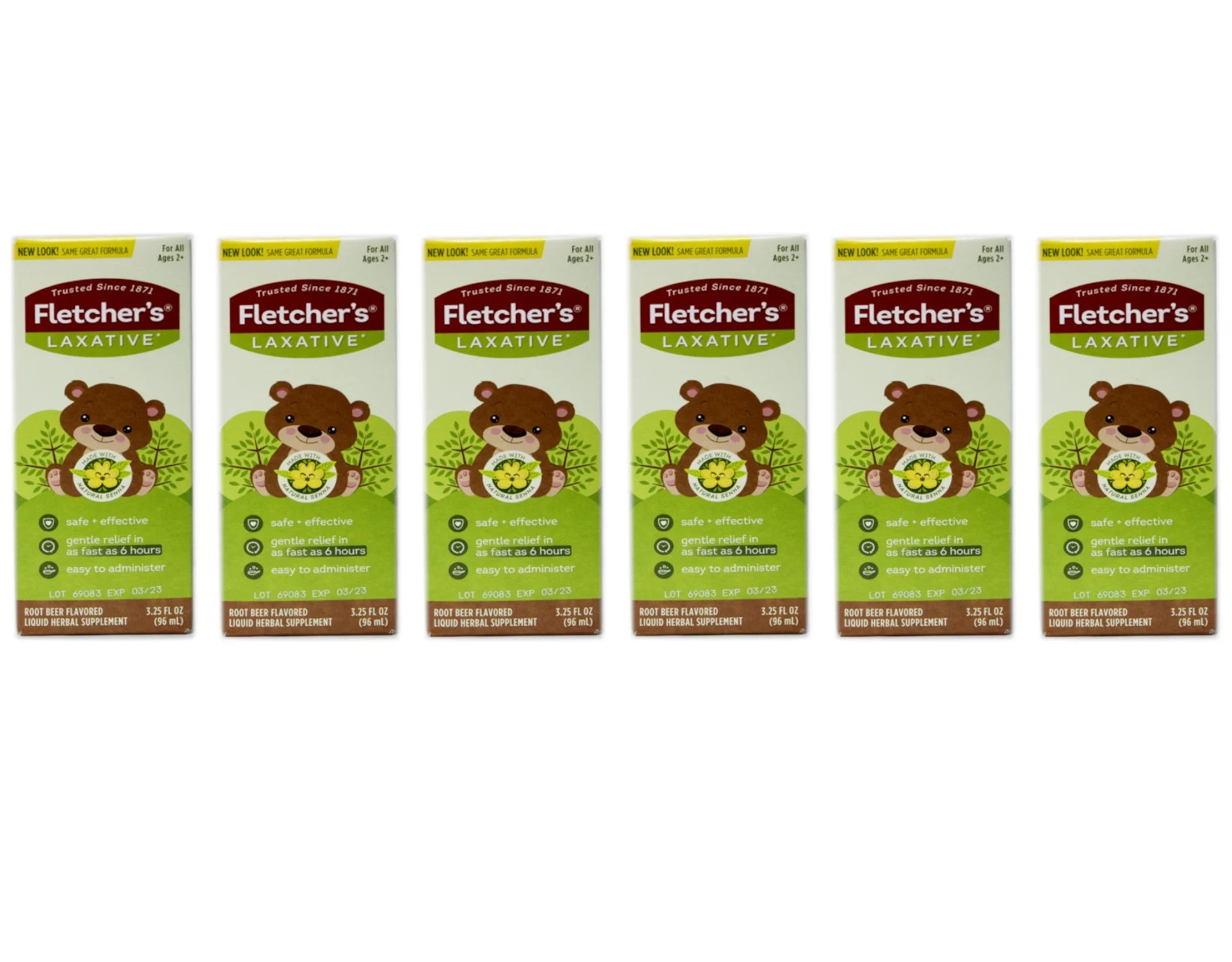 6 Pack - Fletcher's Laxative For Kids 3.50oz Each