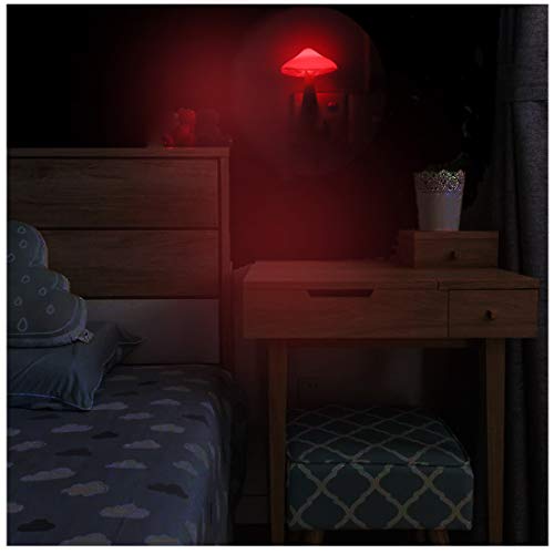 AUSAYE 4 Pack Plug in Mushroom LED Night Light for Bedroom R30736