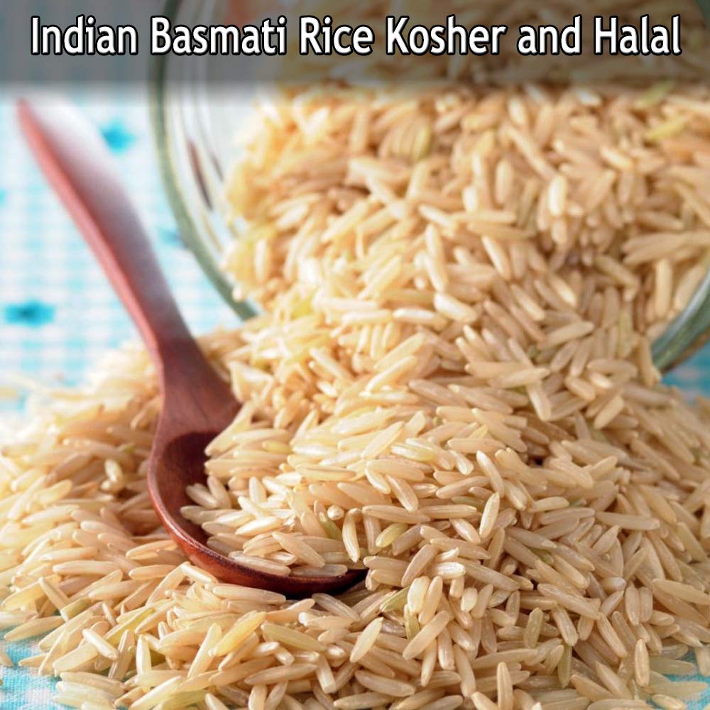 Golden Crown Brown Indian Basmati Rice Extra Long Grain 10 Lb K571467