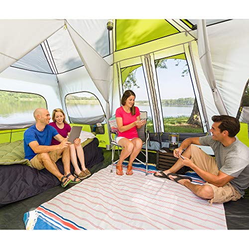 CORE Instant Cabin Tents 6 Person Family Pop Up Camping Tent R26561