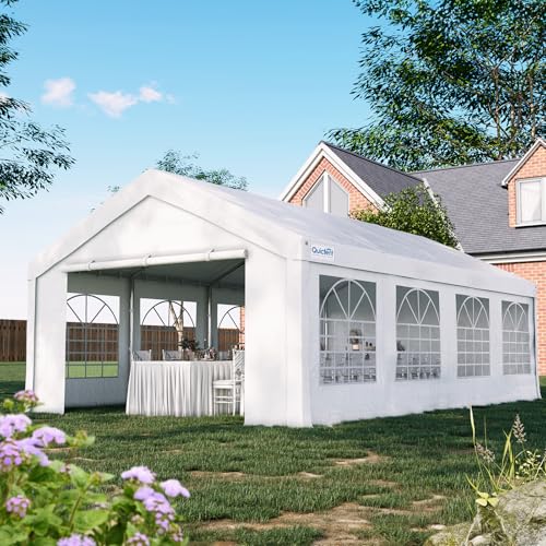 Quictent 20x20 Party Tent Heavy Duty Outdoor Canopy with Storage Bags M75972