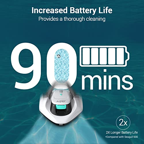 AIPER Cordless Robotic Pool Cleaner for Above-Ground & In-Ground Flat Pools V381602