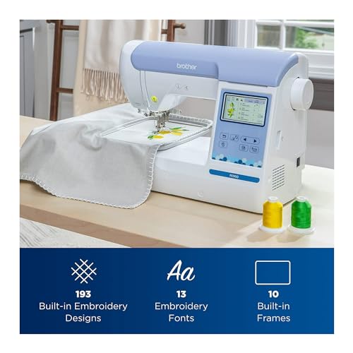 Brother Elite PE900 Embroidery Machine with Wireless LAN and Sewing Bundle C66210