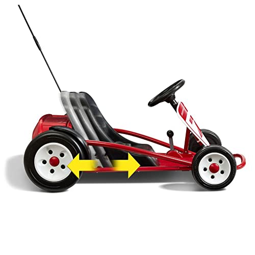Radio Flyer Ultimate Go-Kart, 24V Pink Ride On Toy for Kids Ages 3-8 F82848