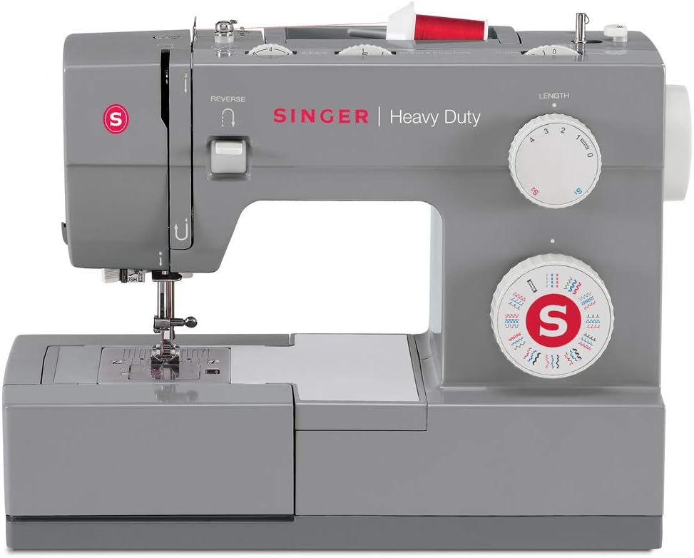 SINGER 4432 Heavy Duty Sewing Machine with Metal Frame and Stainless Steel Bedplate Y3982