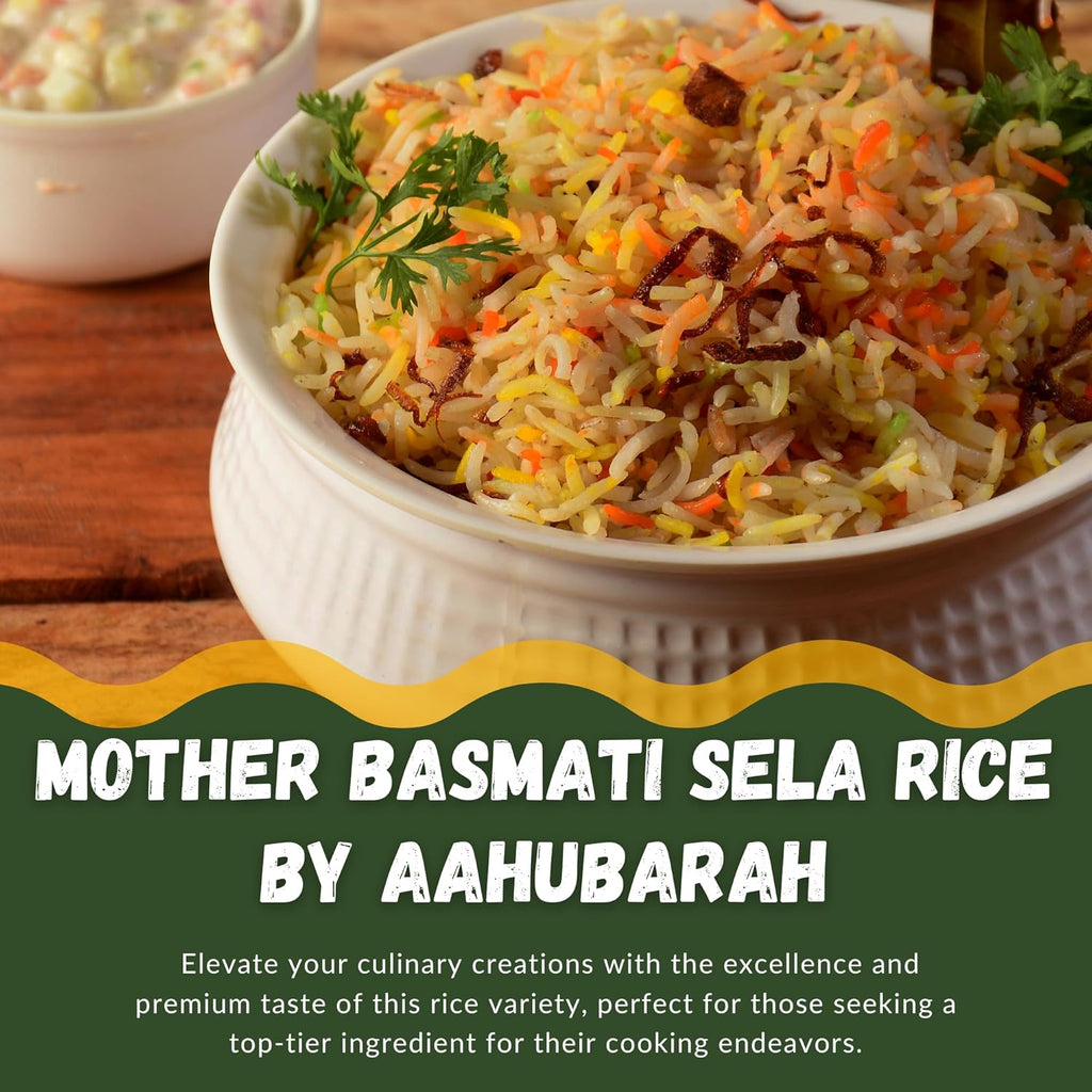 Mother Basmati Sela Rice by Aahubarah Extra-Long Grain 10lb C14337